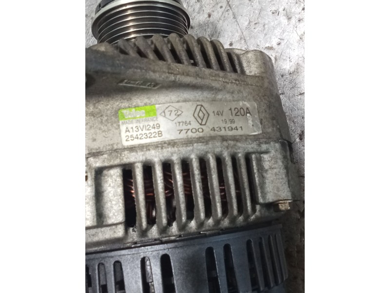 Recambio de alternador para renault megane scénic (ja0/1_) 1.9 dti (ja0n) referencia OEM IAM A13VI249 2542322B 7700431941 