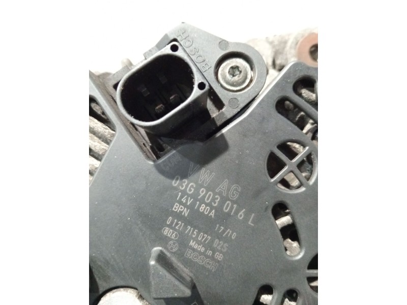 Recambio de alternador para audi a6 berlina (4f2) 2.0 tdi referencia OEM IAM 03G903016L 0121715077 