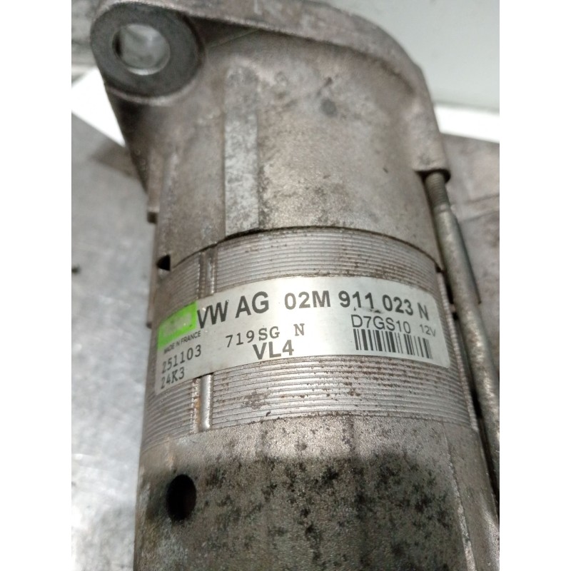 Recambio de motor arranque para volkswagen touran (1t1, 1t2) 2.0 tdi referencia OEM IAM 02M911023N  