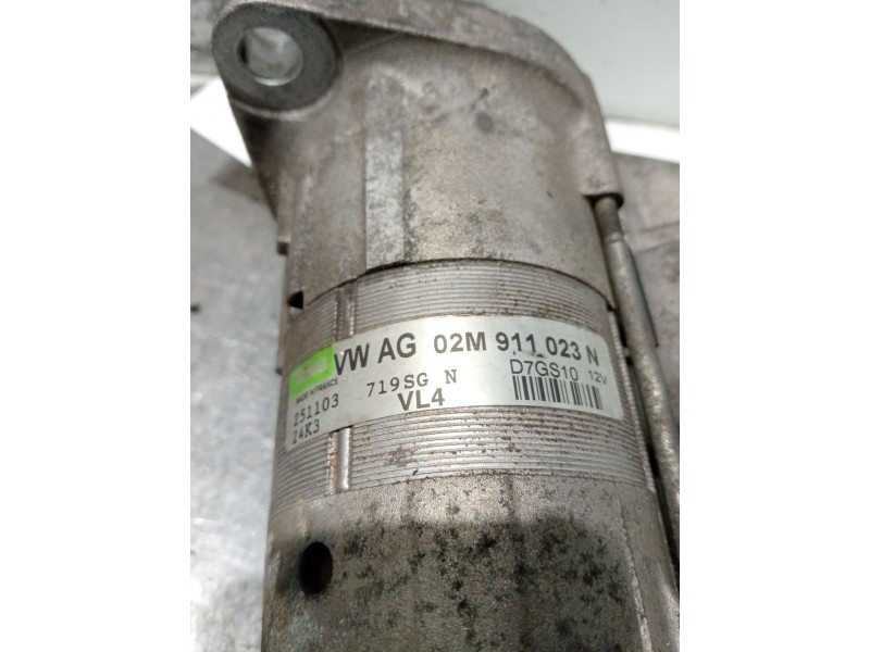 Recambio de motor arranque para volkswagen touran (1t1, 1t2) 2.0 tdi referencia OEM IAM 02M911023N  