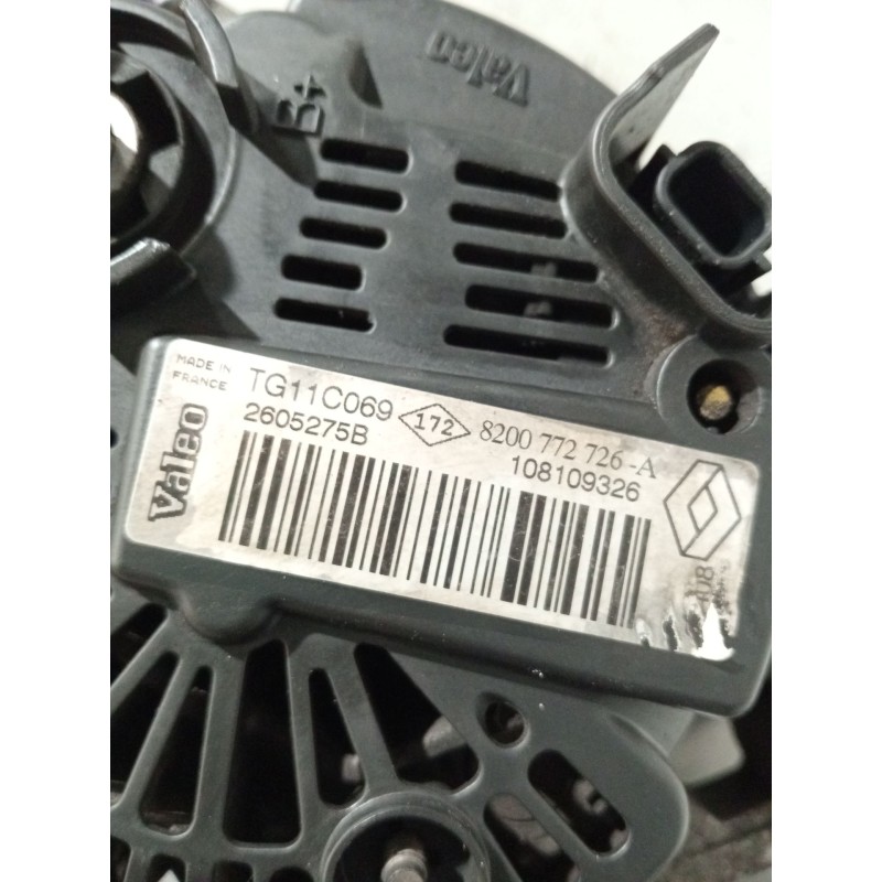 Recambio de alternador para renault megane ii station wagon (km0/1_) 1.5 dci (km1f) referencia OEM IAM 8200772726 2605275B 