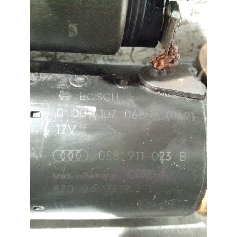 Recambio de motor arranque para volkswagen passat b5 (3b2) 1.8 t referencia OEM IAM 058911023B 0001107068 