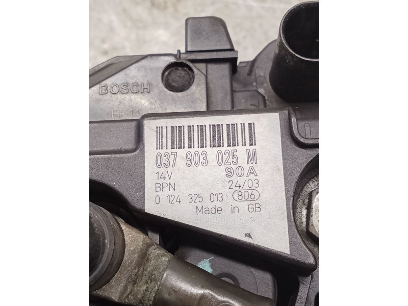 Recambio de alternador para seat cordoba (6l2) 1.4 16v referencia OEM IAM 037903025M  