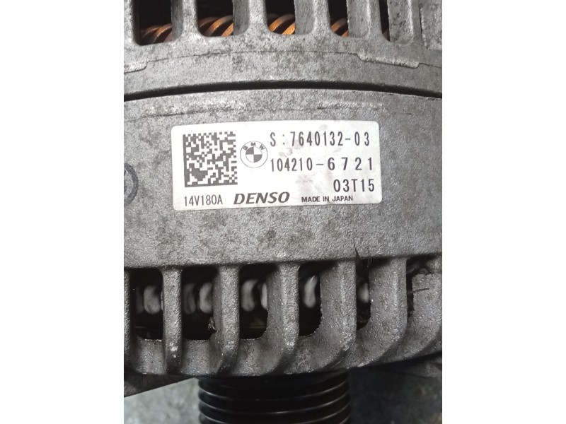 Recambio de alternador para bmw x3 (f25) xdrive 20 d referencia OEM IAM 764013203 1042106721 