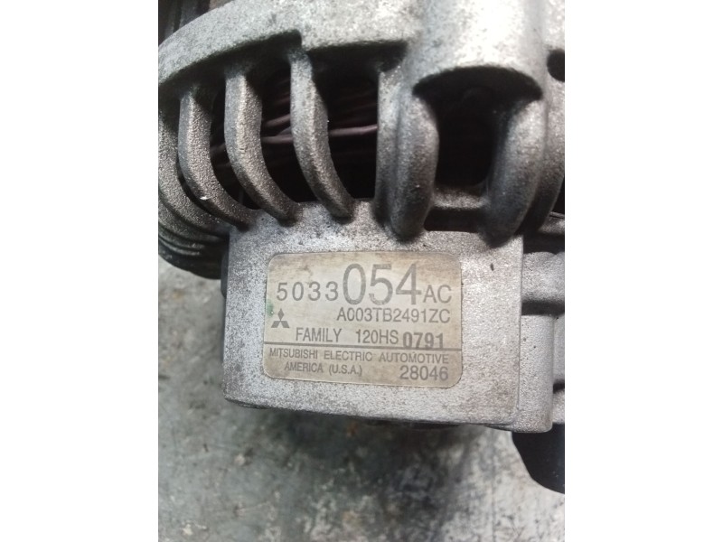 Recambio de alternador para chrysler pt cruiser (pt_) 2.0 referencia OEM IAM 5033054AC A003TB2491ZC 