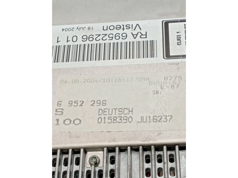 Recambio de sistema audio / radio cd para bmw 1 (e87) 118 d referencia OEM IAM 6952296 058390 6952296011  