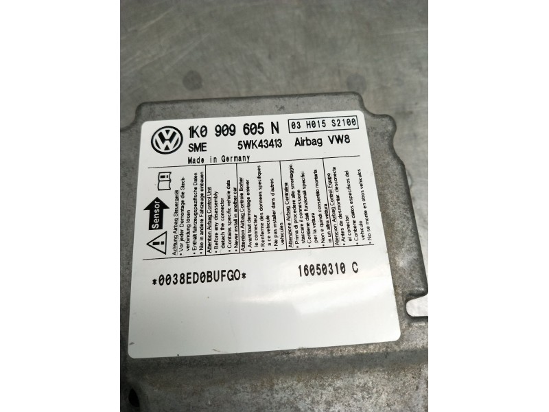 Recambio de kit airbag para volkswagen golf plus v (5m1, 521) 2.0 tdi 16v referencia OEM IAM   