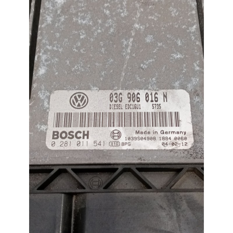 Recambio de centralita motor uce para volkswagen caddy iii furgoneta/monovolumen (2ka, 2kh, 2ca, 2ch) 2.0 sdi referencia OEM IAM