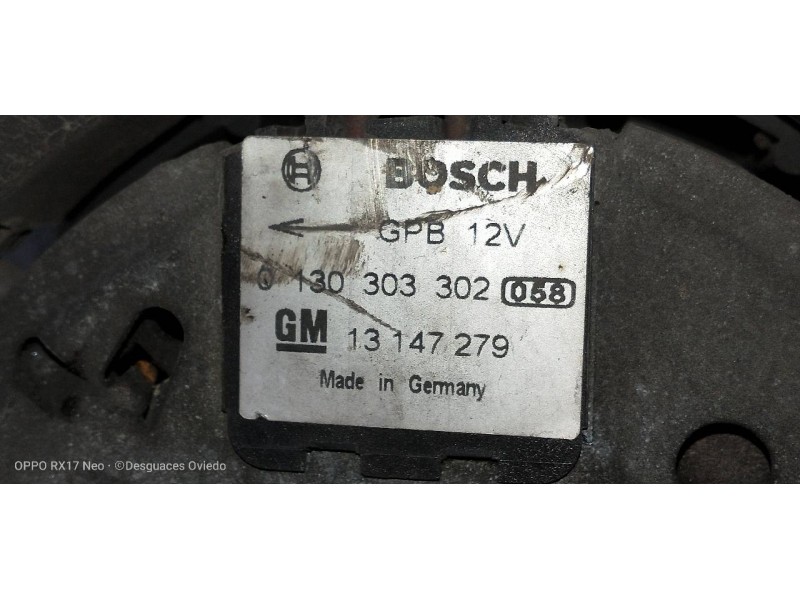 Recambio de electroventilador para opel astra gtc enjoy referencia OEM IAM 0130303302 0130303960 