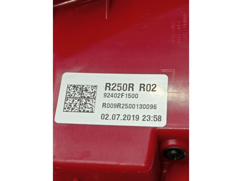 Recambio de piloto trasero derecho para kia sportage iv (ql, qle) 1.6 gdi referencia OEM IAM r250rr02 92402f1500  