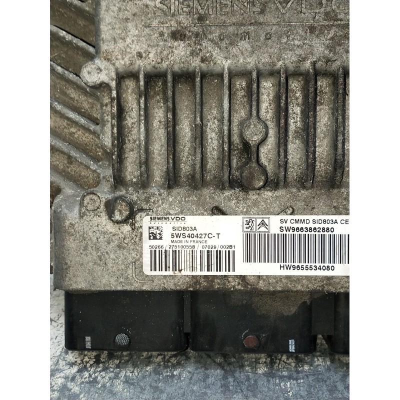 Recambio de centralita motor uce para citroën jumpy ii (vf7) 2.0 hdi 120 referencia OEM IAM 5WS40427CT  