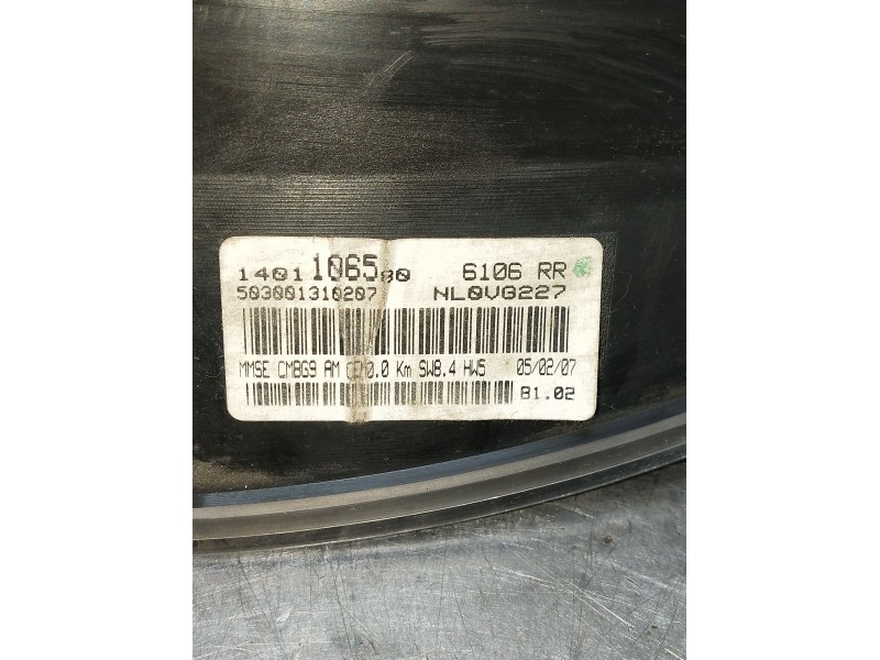 Recambio de cuadro instrumentos para citroën jumpy ii (vf7) 2.0 hdi 120 referencia OEM IAM 1401106580  