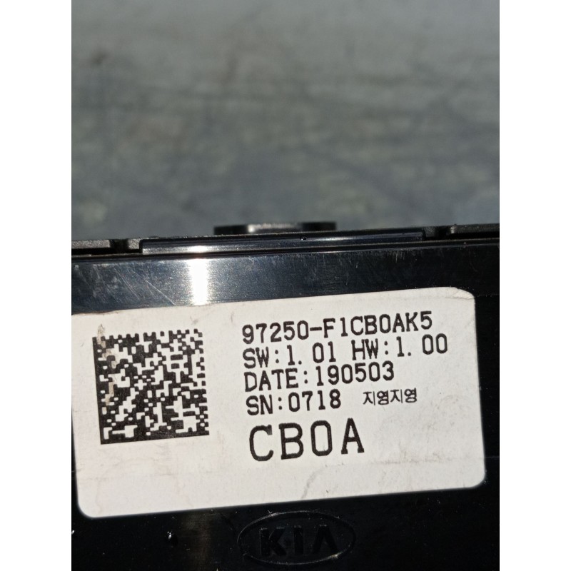 Recambio de mando calefaccion / aire acondicionado para kia sportage iv (ql, qle) 1.6 gdi referencia OEM IAM 97250f1cb0ak5  