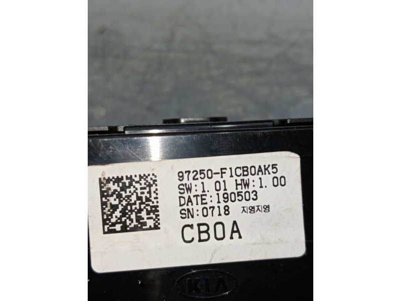 Recambio de mando calefaccion / aire acondicionado para kia sportage iv (ql, qle) 1.6 gdi referencia OEM IAM 97250f1cb0ak5  
