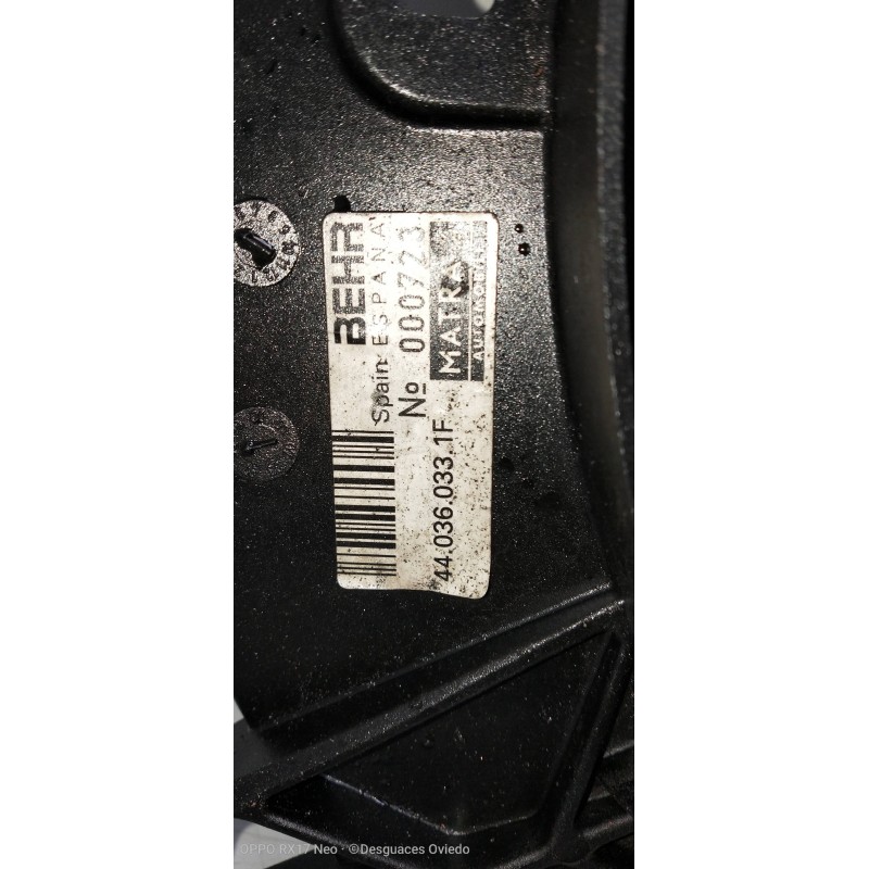 Recambio de electroventilador para renault espace /grand espace (je0) 1.9 dti espace jeune referencia OEM IAM 440360331F 6025315