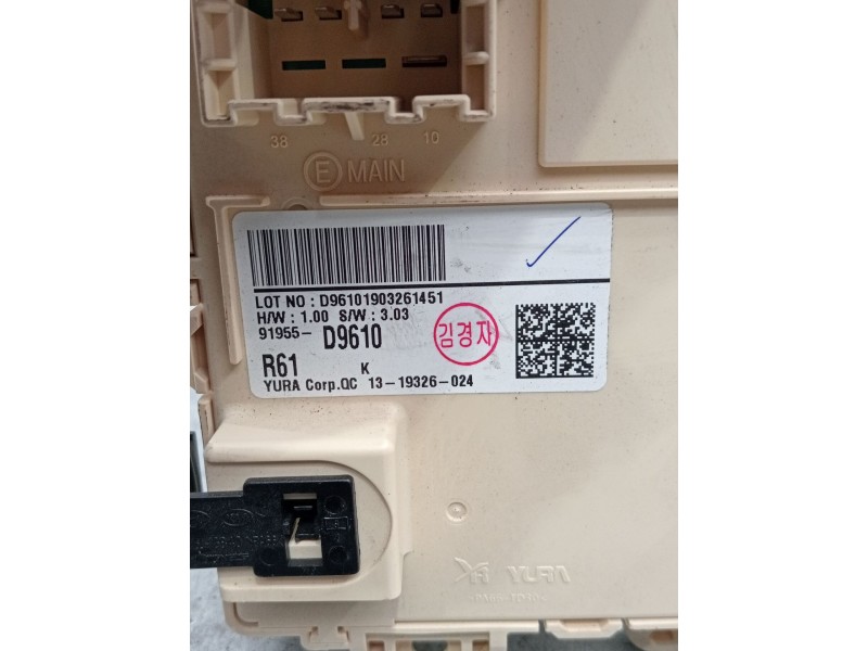 Recambio de caja reles / fusibles para kia sportage iv (ql, qle) 1.6 gdi referencia OEM IAM d9610903261451  