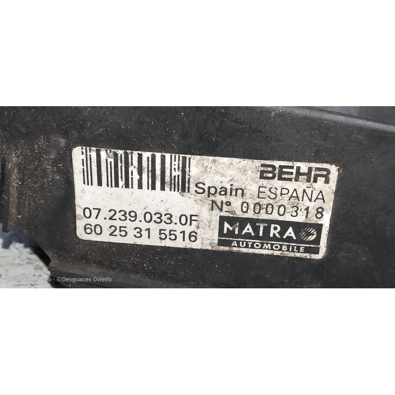 Recambio de electroventilador para renault espace /grand espace (je0) 1.9 dti espace jeune referencia OEM IAM 440360331F 6025315