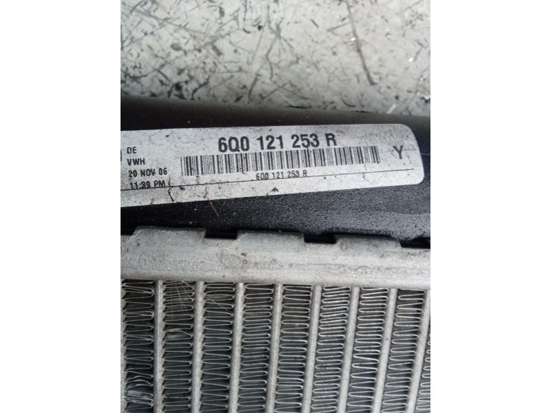 Recambio de radiador agua para seat ibiza iii (6l1) 1.9 tdi referencia OEM IAM 6Q0121253R  