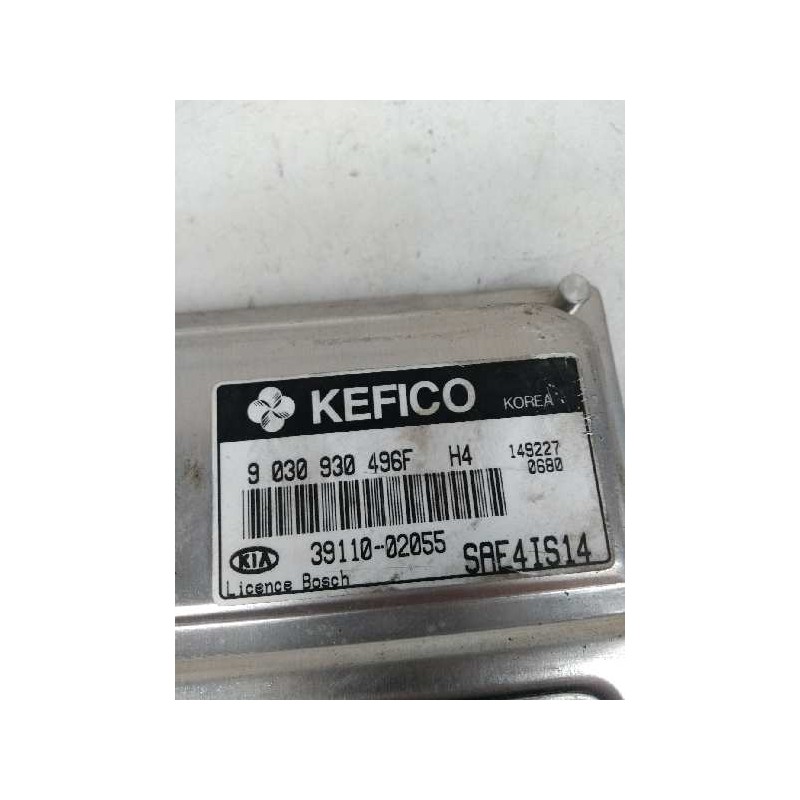 Recambio de centralita motor uce para kia picanto 1.1 cat referencia OEM IAM 3911002055 9030930496F H4 SAE4IS14