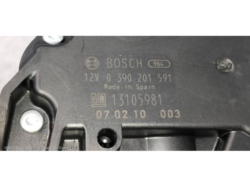 Recambio de motor limpia trasero para opel astra gtc enjoy referencia OEM IAM 0390201591 13105981 