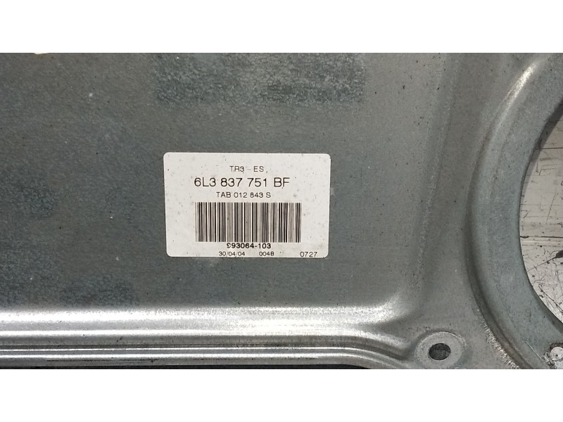 Recambio de elevalunas delantero izquierdo para volkswagen passat b5.5 (3b3) 1.9 tdi referencia OEM IAM 6L3837751BF 3P 