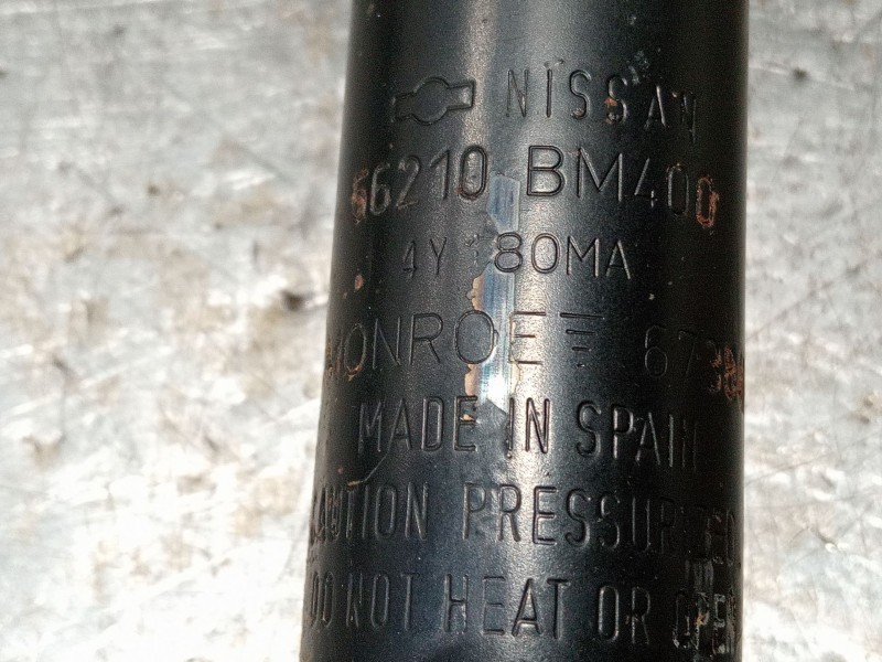Recambio de amortiguador trasero derecho para nissan almera ii (n16) 1.5 referencia OEM IAM 56210BM400  