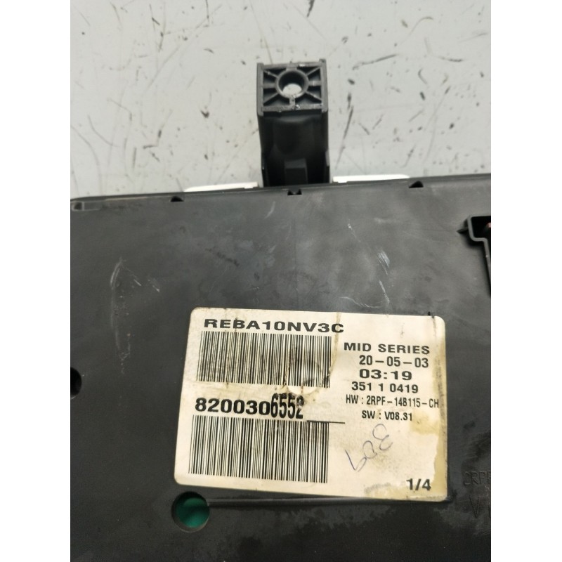 Recambio de cuadro instrumentos para renault megane ii classic berlina confort authentique referencia OEM IAM   