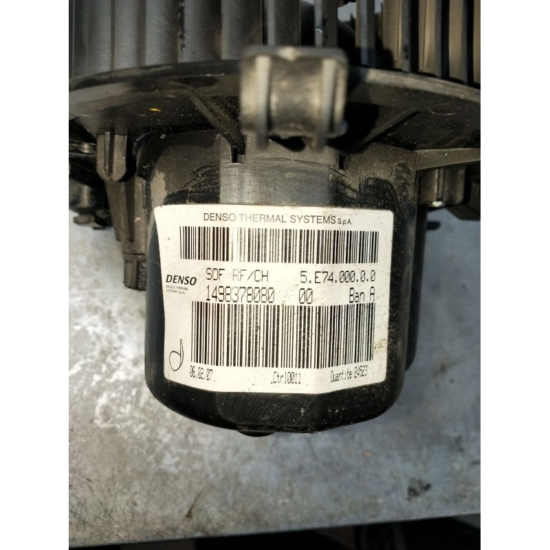 Recambio de motor calefaccion para citroën jumpy ii (vf7) 2.0 hdi 120 referencia OEM IAM 1498378080  