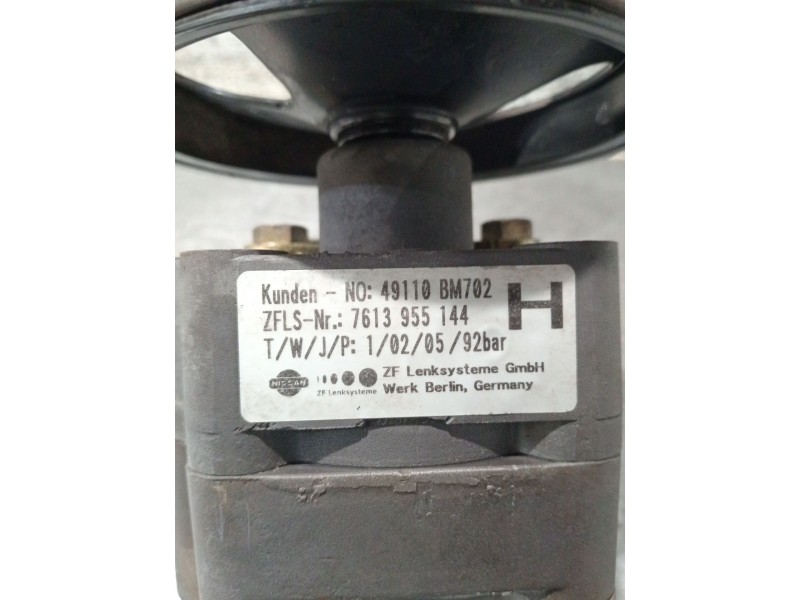 Recambio de bomba direccion para nissan almera ii (n16) 1.5 referencia OEM IAM 7613955144 7613955144 49110BM702