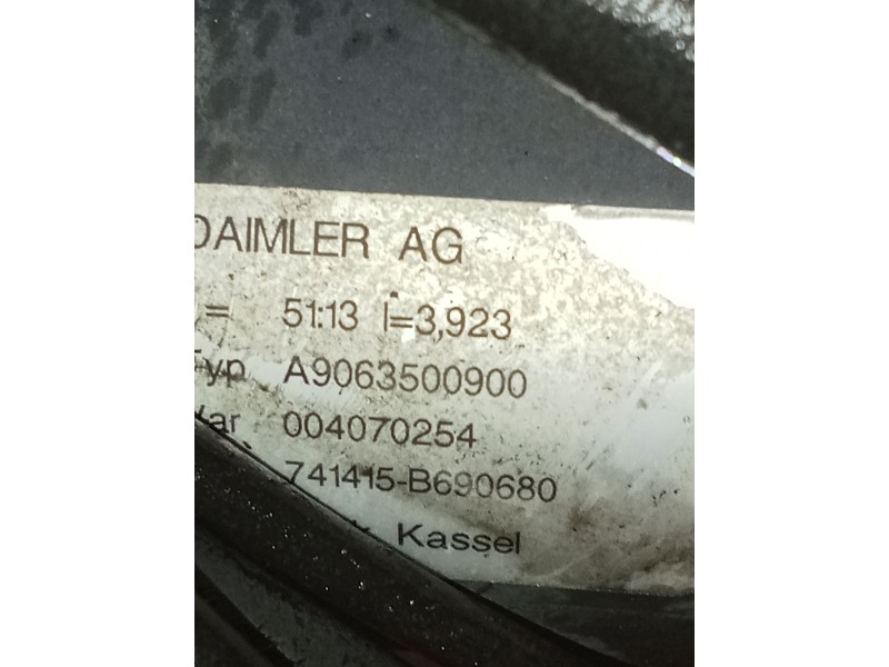 Recambio de puente trasero para mercedes-benz sprinter 3,5-t autobús (b906) 315 cdi (906.731, 906.733, 906.735) referencia OEM I