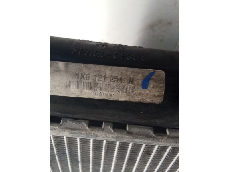 Recambio de radiador agua para audi a3 (8p) 2.0 tdi referencia OEM IAM 1K0121251N  