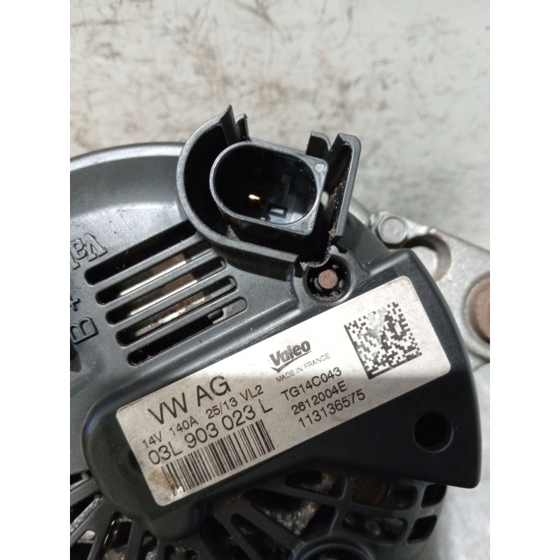 Recambio de alternador para volkswagen golf vii (5g1, bq1, be1, be2) 2.0 tdi referencia OEM IAM 03L903023L 2612004E 