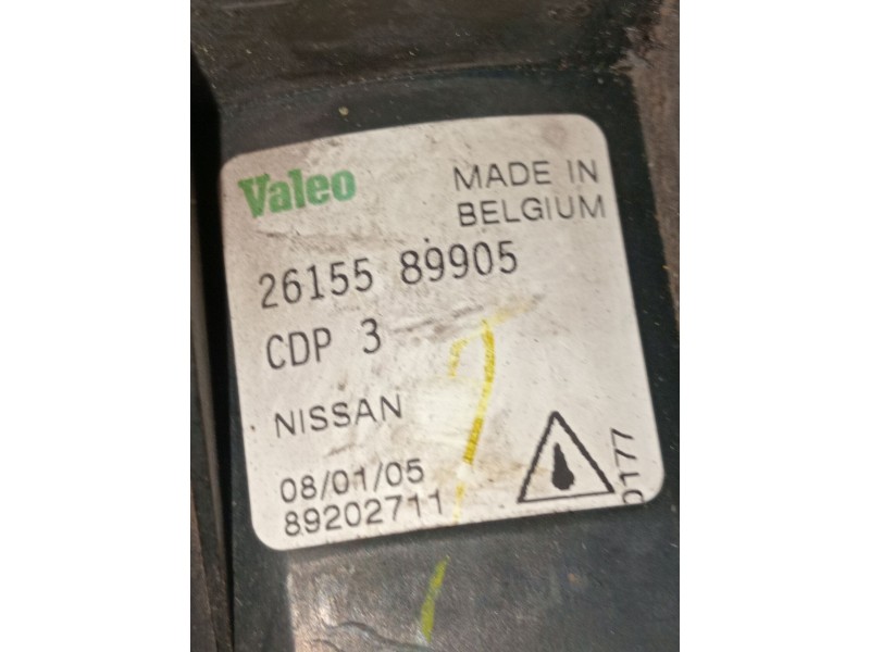 Recambio de faro antiniebla izquierdo para nissan almera ii (n16) 1.5 referencia OEM IAM 2615589905 89202711 