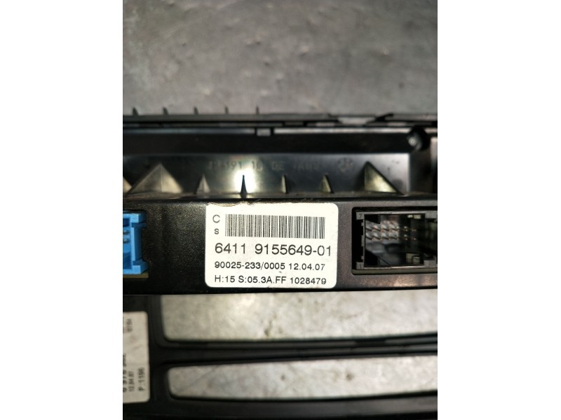 Recambio de mando calefaccion / aire acondicionado para bmw serie 5 berlina (e60) 530i referencia OEM IAM 6411915564901  