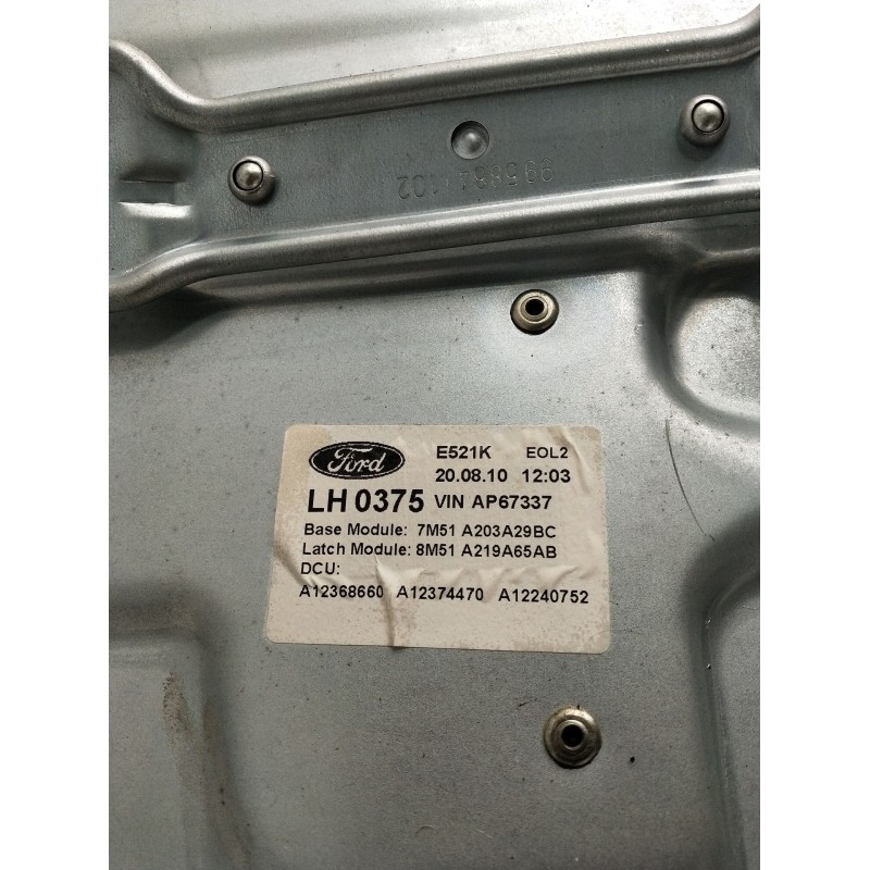 Recambio de elevalunas delantero izquierdo para ford focus ii turnier (da_, ffs, ds) 1.6 tdci referencia OEM IAM 7M51A203A29BC 8
