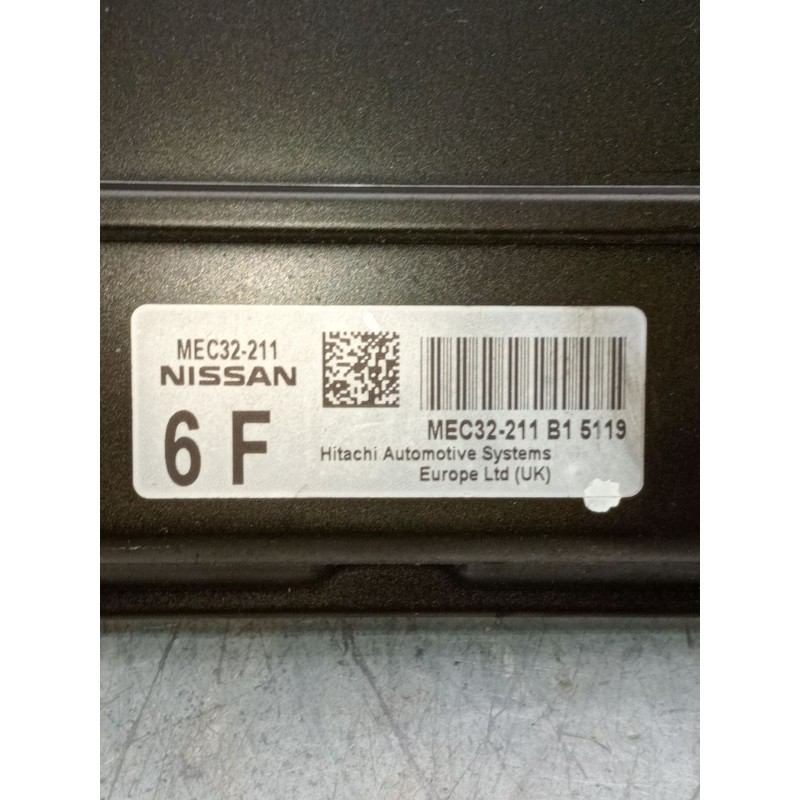 Recambio de centralita motor uce para nissan almera ii (n16) 1.5 referencia OEM IAM mec32211b15119  