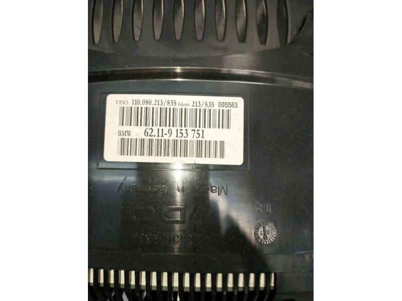 Recambio de cuadro instrumentos para bmw serie 5 berlina (e60) 530i referencia OEM IAM 62119153751  