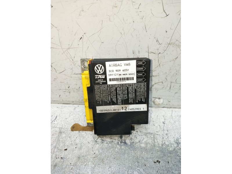 Recambio de centralita airbag para volkswagen passat b6 (3c2) 2.0 tdi 16v referencia OEM IAM 3C0909605F  