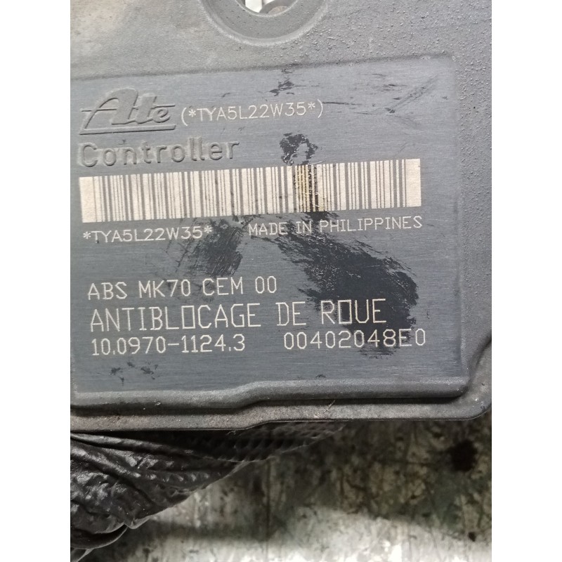 Recambio de abs para citroën c2 enterprise (jg_) 1.4 hdi referencia OEM IAM 10097011243 00402048E0 9658260080 10020700644 ATE