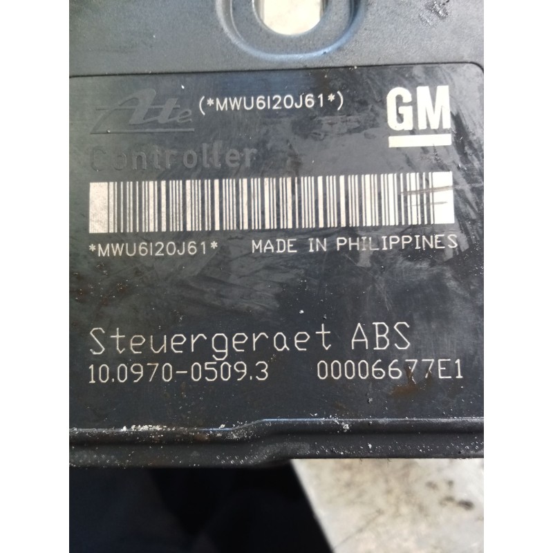 Recambio de abs para opel astra h (a04) 1.7 cdti (l48) referencia OEM IAM 10097005093 00006677E1 10020700244 ATE