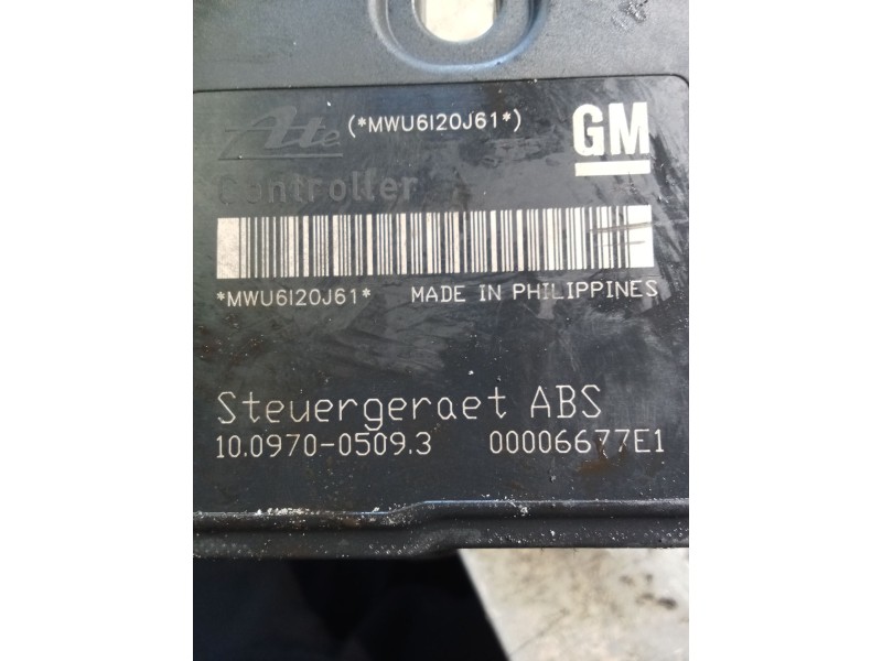 Recambio de abs para opel astra h (a04) 1.7 cdti (l48) referencia OEM IAM 10097005093 00006677E1 10020700244 ATE