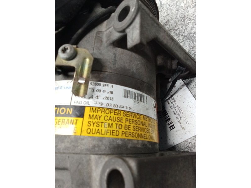 Recambio de compresor aire acondicionado para nissan almera ii (n16) 1.5 referencia OEM IAM 926009F5I  