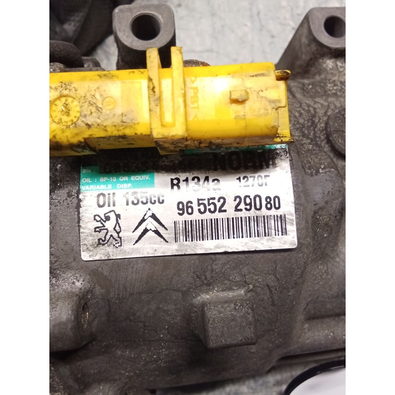 Recambio de compresor aire acondicionado para citroën jumpy ii (vf7) 2.0 hdi 120 referencia OEM IAM 9655229080  