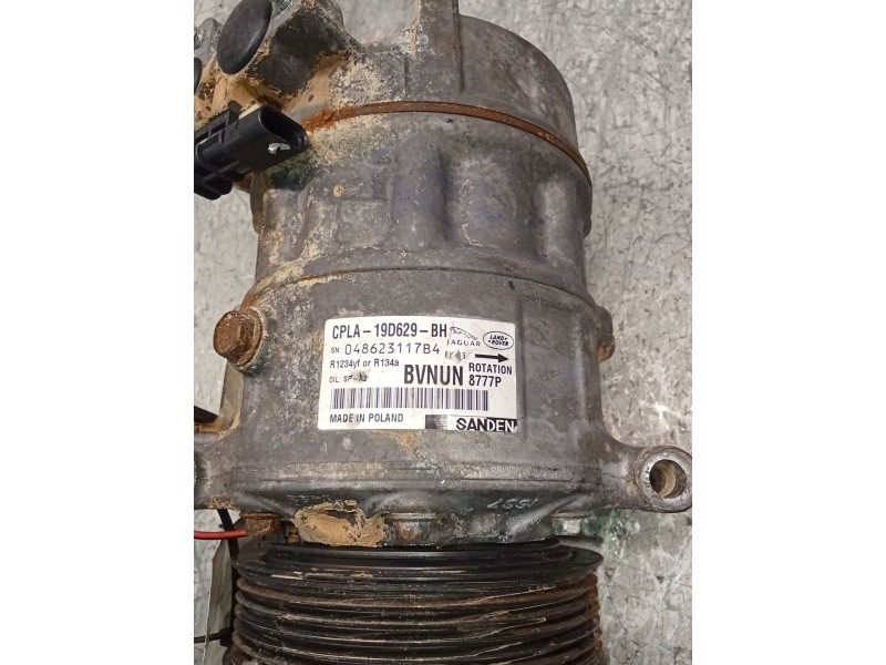 Recambio de compresor aire acondicionado para jaguar f-pace referencia OEM IAM CPLA19D629BH 048623117B4 
