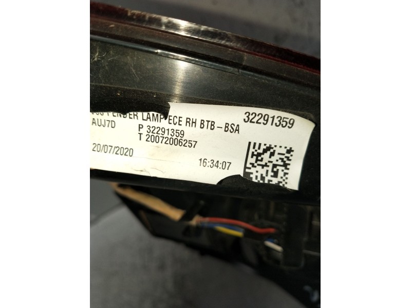 Recambio de piloto trasero derecho para volvo v60 ii (225) d3 referencia OEM IAM 32291359 20072006257 