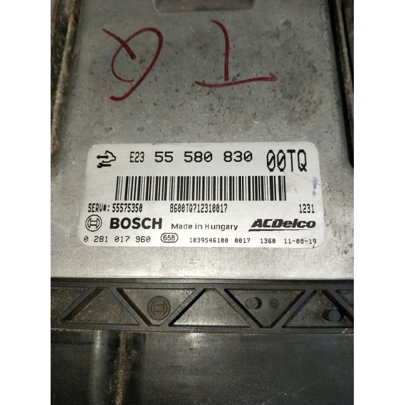 Recambio de centralita motor uce para opel corsa d furgoneta/hatchback (s07) 1.3 cdti (l08) referencia OEM IAM 0281017960 555808