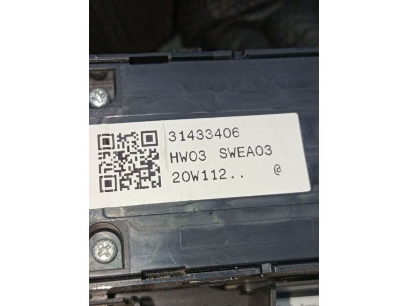 Recambio de mando elevalunas delantero izquierdo para volvo v60 ii (225) d3 referencia OEM IAM 31433406  