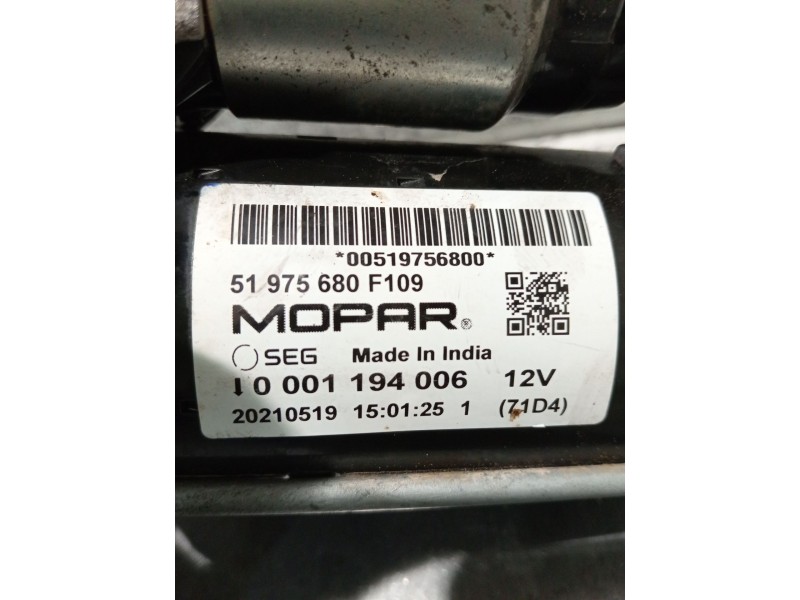 Recambio de motor arranque para fiat 500 312 1.0 hybrid referencia OEM IAM 51975680F109 0001194006 