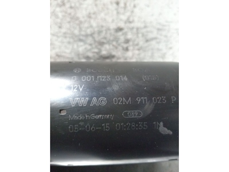 Recambio de motor arranque para volkswagen passat b6 (3c2) 2.0 tdi 16v referencia OEM IAM 02M911023P 0001123014 