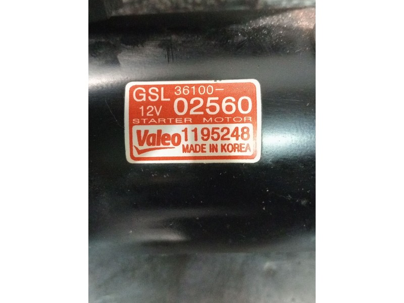 Recambio de motor arranque para kia picanto 1.0 concept referencia OEM IAM 3610002560 1195248 